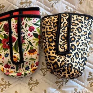 Floral and Leopard Print Golf Club Covers